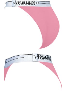 Yohannes Club Yohannesclub, Women, Elastic Band Brazilian Panties, 2-Pack, Powder, Lilac  - Image 5