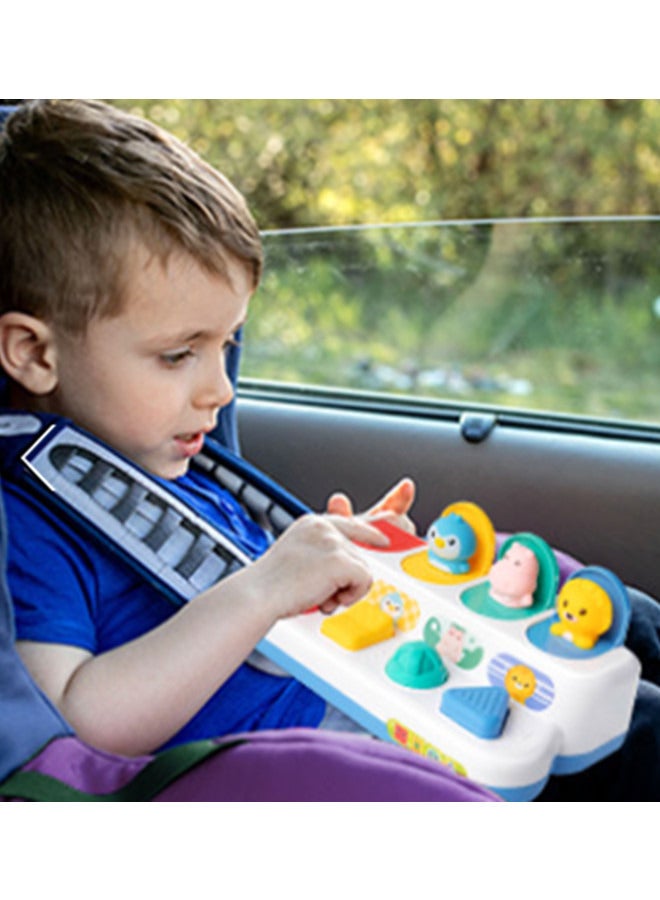 Montessori Cause and Effect Toy, Baby Push Button Pop Up Animal Toy, Interactive Sensory Toys for Toddlers, Developmental Educational Toy for Kid - Image 4