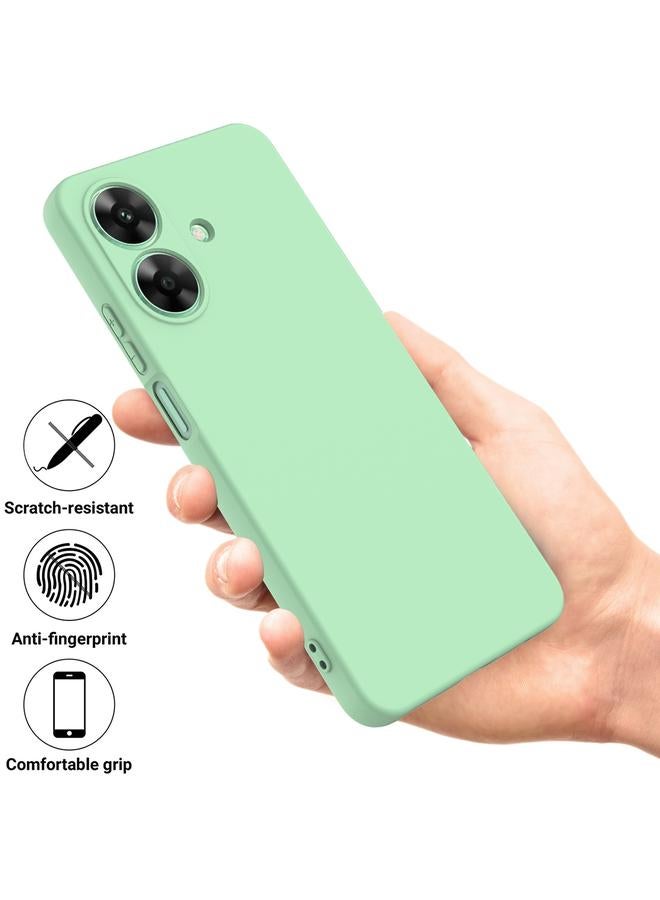 S-TOP Case For Realme C61 India / Narzo N61 Pure Color Liquid Silicone Shockproof Phone Case - Image 2