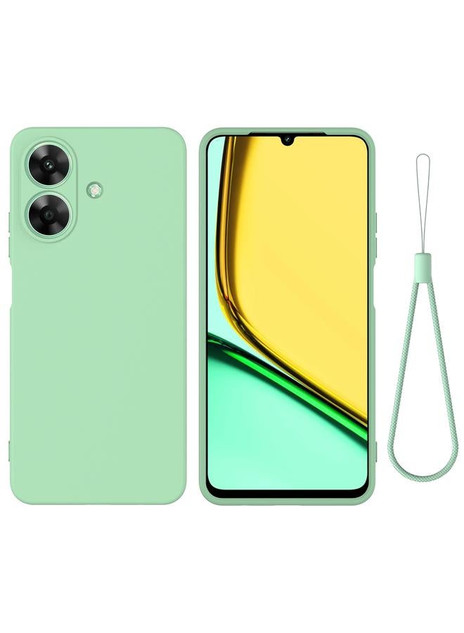 S-TOP Case For Realme C61 India / Narzo N61 Pure Color Liquid Silicone Shockproof Phone Case - Image 1