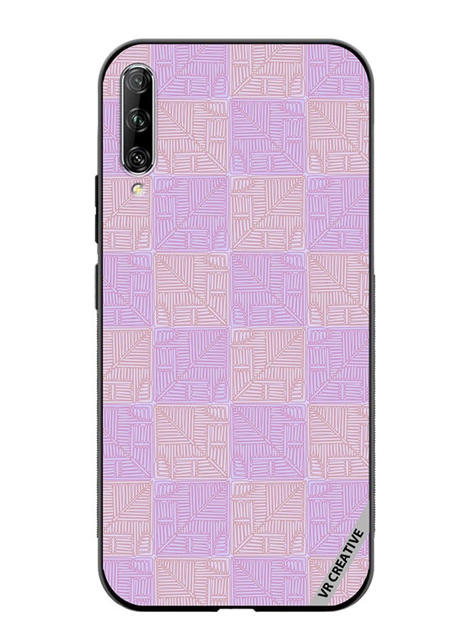 VR CREATIVE Protective Case Cover For Huawei Nova Y9S Beige And Purple Shades Design Multicolour - Image 1