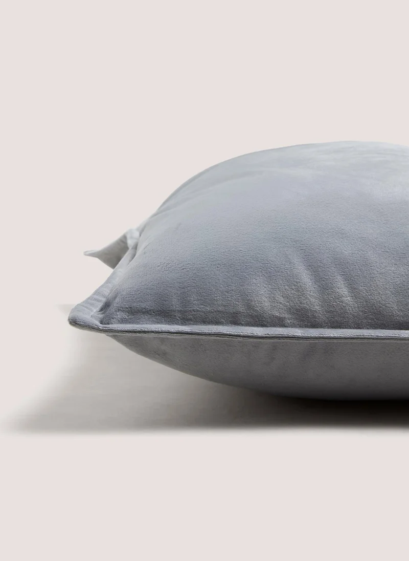 Matalan Grey Velvet Cushion