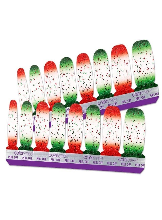 Color Street 'Make Spirits Bright' (FDG437) - Nail Polish Strips Home For The Holidays (Christmas 2022) - Image 2