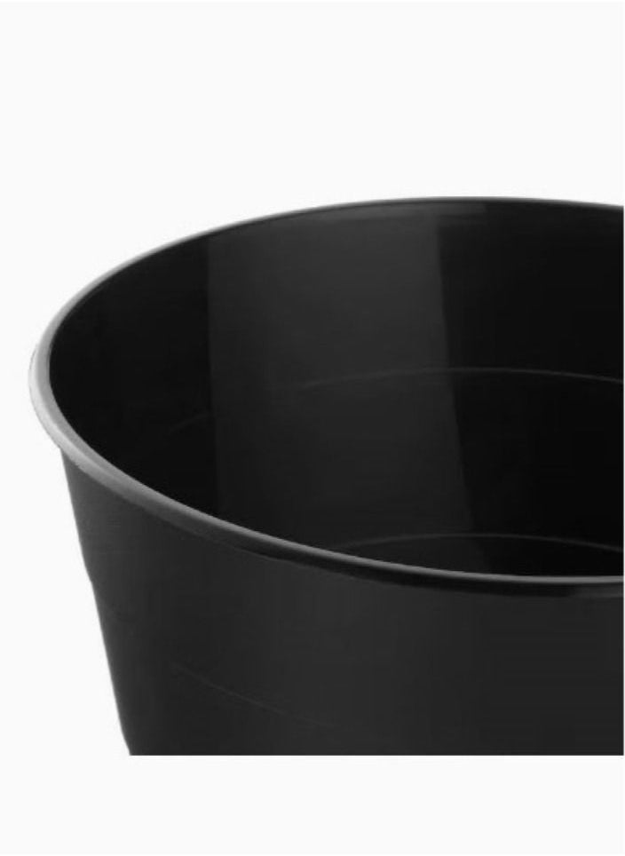 ALMUFARREJ - 4 pieces Trash bin for offices and rooms, black, 10 liters - Image 1