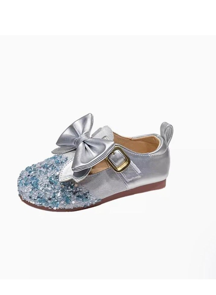 Girl Princess Crystal Soft soled Single Shoes Performance Matching Dress - Image 4