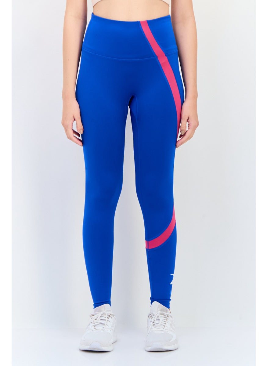 Reebok Women Sportswear Fit Training Leggings, Blue  - Image 1