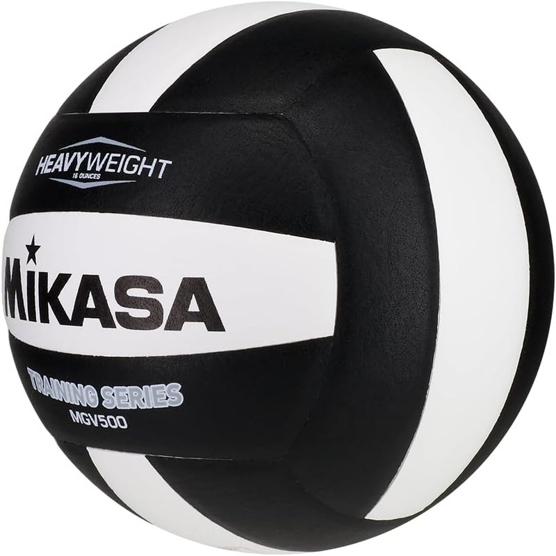 Mikasa كرة الطائرة الثقيلة ميكاسا MGV500 - الحجم الرسمي أسود/أبيض - Image 2