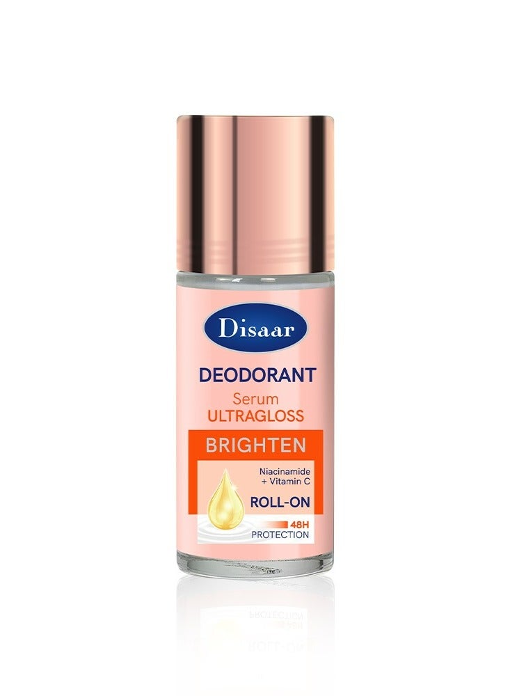 Disaar Deodorant Serum Ultragloss Brighten Niacinamide And Vitamin C Roll On 50 ML