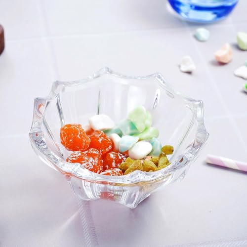 Mevanta Premium Glass Serving Bowl, Desserts, Sweets, Snacks, Fruits, Cereals, Vegetable, 5 inch Food Bowl for Restaurants, Modular Kitchen, Gifts & Special Events - Set of 6 (Round - 05) - Image 3