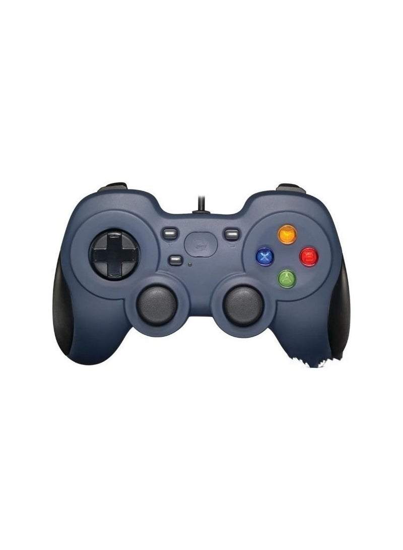 Wired Gamepad, Controller Console Like Layout, 4 Switch D-Pad, 1.8-Meter Cord, PC - Navy/Black - Image 2