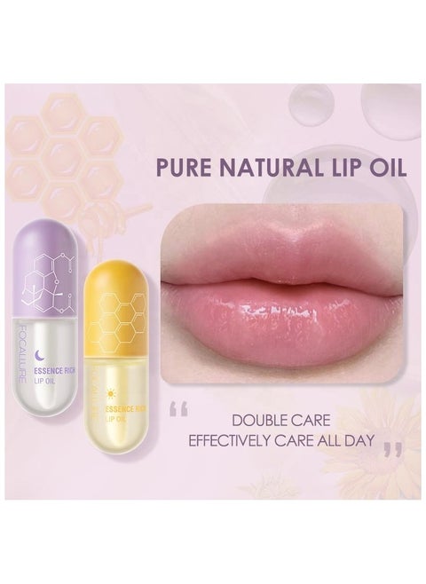 Essence Rich Lip Oil 3 Daily & Night Use Kit
