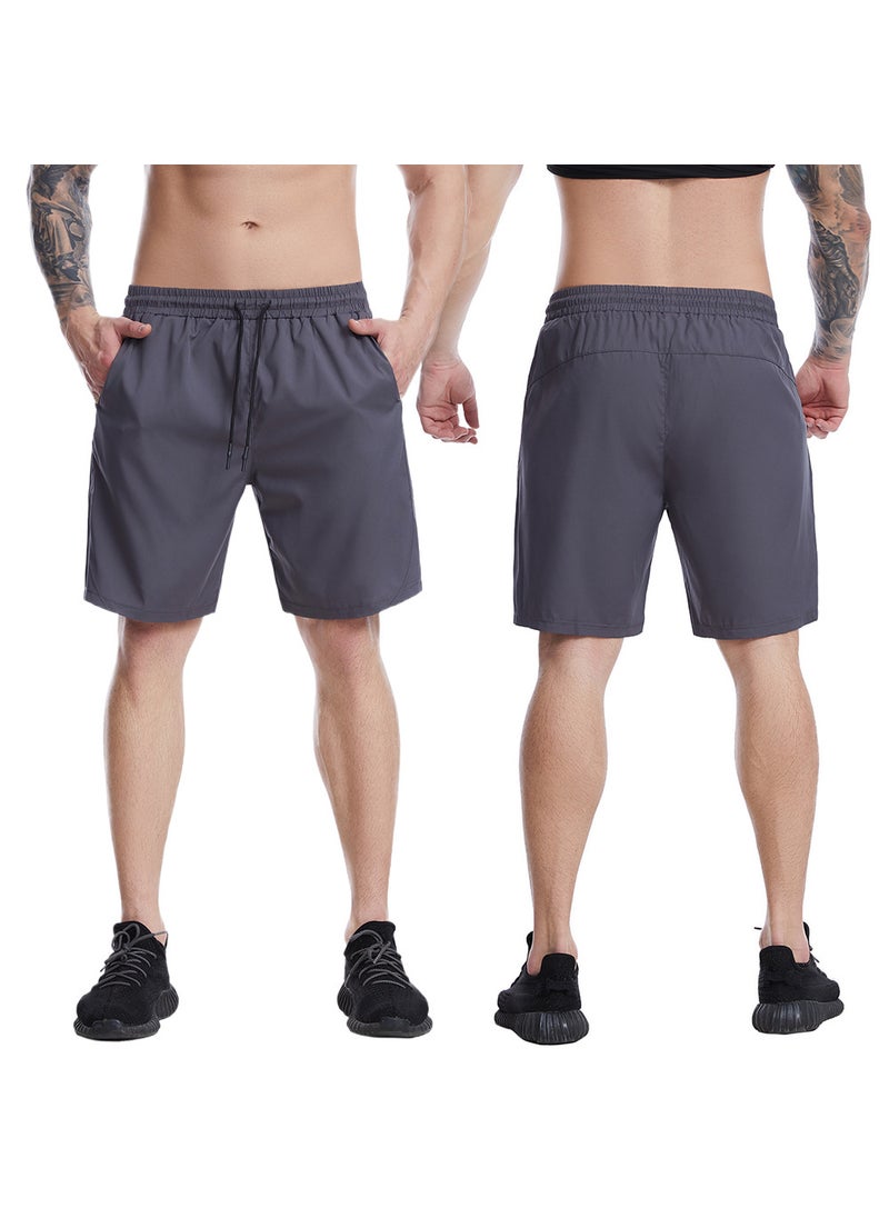 Mens Quick-Dry Shorts for Sports  Marathon Running Shorts 22M22 iron gray 