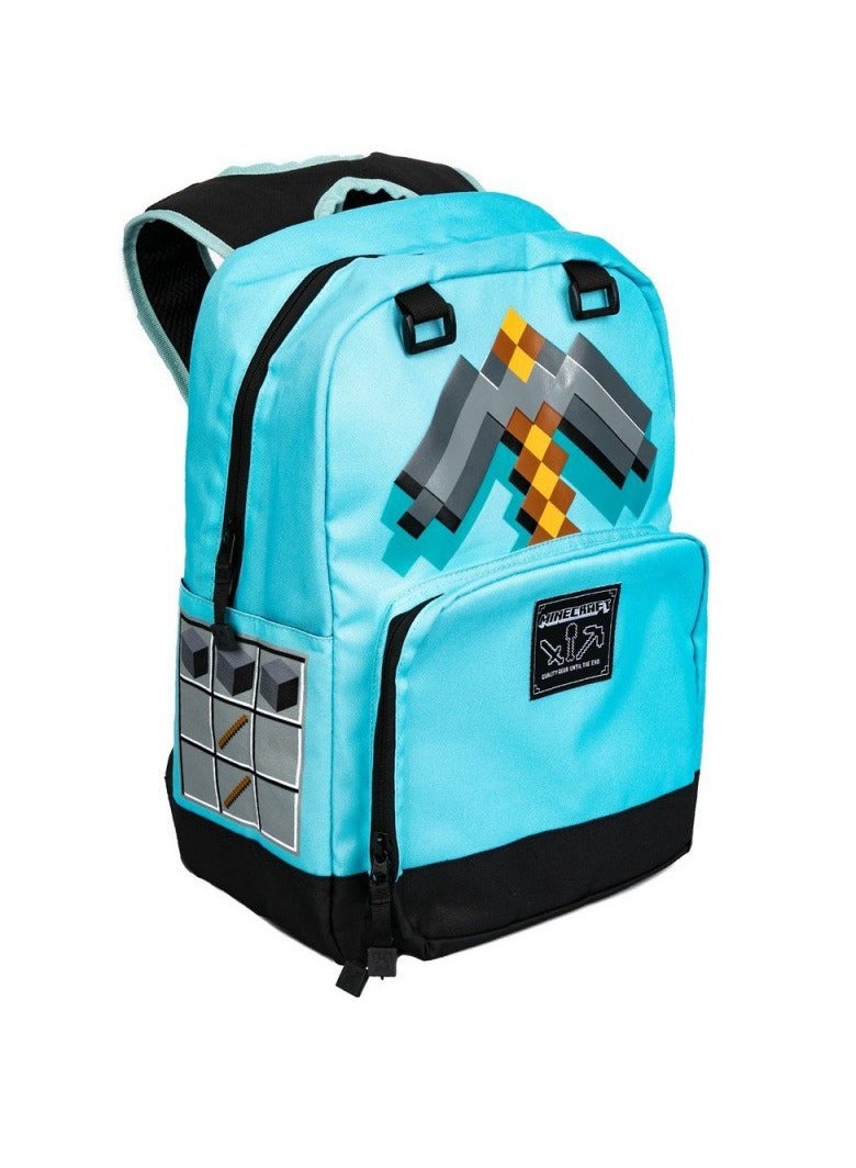 ماين كرافت الكرتون أنيمي على ظهره المدرسية للمراهقين وطلاب المدارس الابتدائية الرجال والنساء الترفيه الرياضة على ظهره