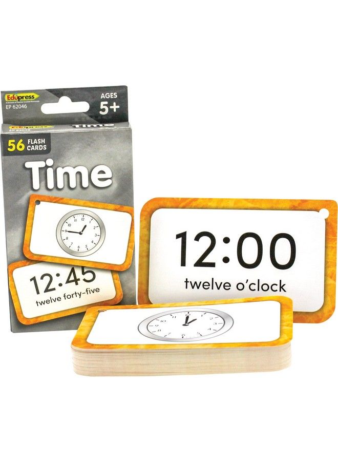 Teacher Created Resources Time Flash Cards (Ep62046) 3 1/8" X 5 1/8" - Image 2