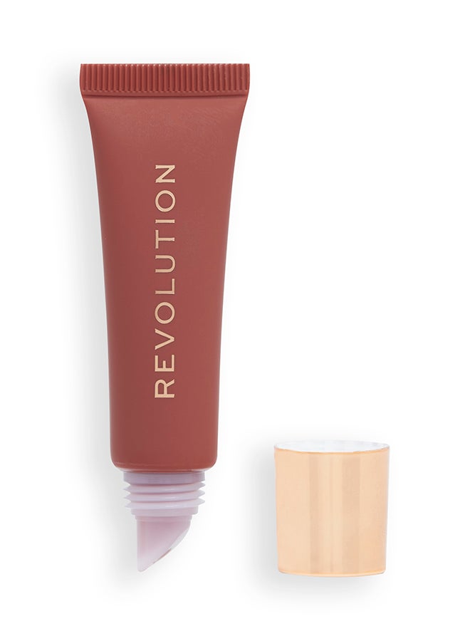 REVOLUTION Makeup Juicy Peptide Lip Balm Nude Latte - Image 3
