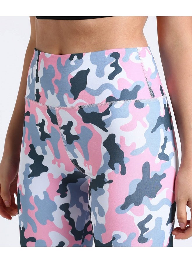 حجر ورق مقص - بنطال ضيق نسائي ضيق من مزيج البوليستر من روك بيبر سكيسورز (ONSWG-TIGHTS-ARMYPINK-2XL_Pink Camouflage_2XL) - Image 1