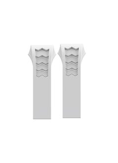 Luxury Watchband Fluorine Band for Apple Watch Ultra 49mm, Without watch buckle(Color : white, Size : 49mm for Ultra)