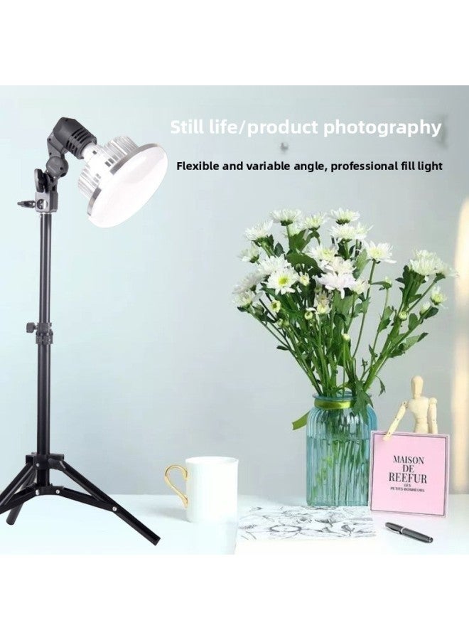 Supplementary Light Studio 85/150W Studio Shooting LED Photography Light Shooting Three-color Belt Remote Control Round Hair Lamp-Specifications:85W  - Image 2