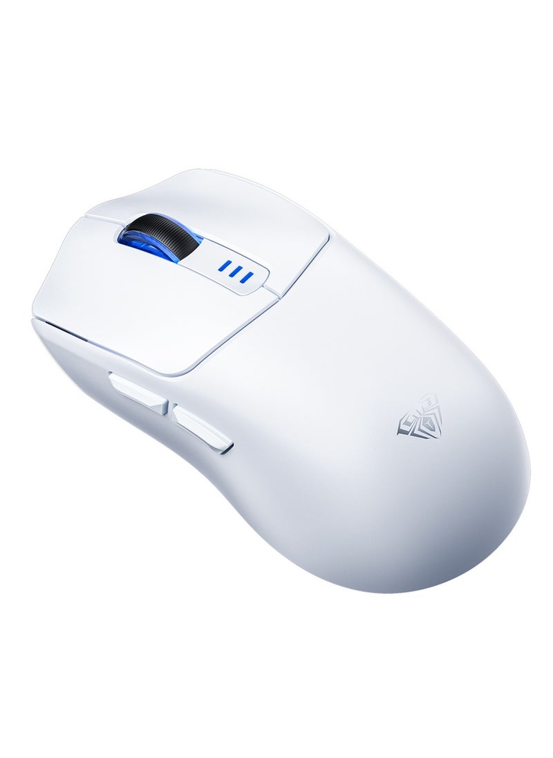AULA - SC580X Superlight Wireless Gaming Mouse, Tri-Mode 2.4G/BT5.0/USB-C Gaming Mouse, 10000 DPI Rechargeable Wireless Mouse with 6 Programmable Buttons, Ergonomic Computer Mouse for Laptop/PC/Mac/Tablet - Image 1