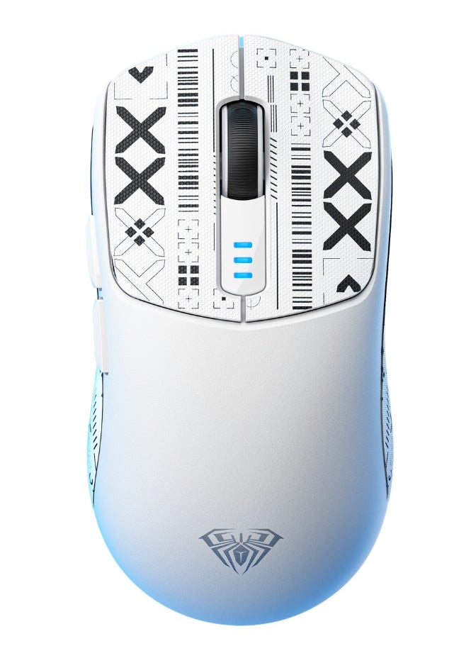AULA - SC580X Superlight Wireless Gaming Mouse, Tri-Mode 2.4G/BT5.0/USB-C Gaming Mouse, 10000 DPI Rechargeable Wireless Mouse with 6 Programmable Buttons, Ergonomic Computer Mouse for Laptop/PC/Mac/Tablet - Image 1
