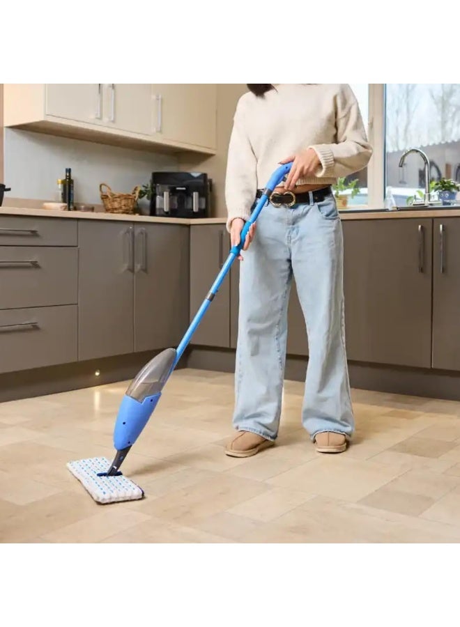 Macromax Fashion Double Spray Mop 360° Swivel Head & 550 ML Refillable Bottle - Image 4