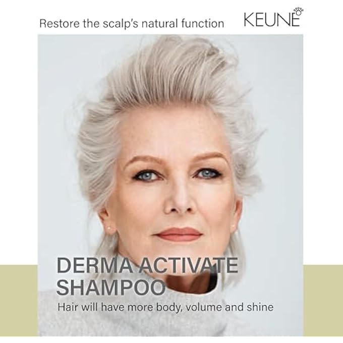 Keune CARE DERMA ACTIVATE SHAMPOO, ANTI-HAIR LOSS & VOLUMIZING CLEANSER FOR THINNING HAIR, 10.1 FL OZ - Image 2