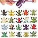 ValeforToy Mini Rubber Frog Sets Super Stretchy TPR Material with Gift Bag Realistic Frog Figure Toys for Boys - Image 3
