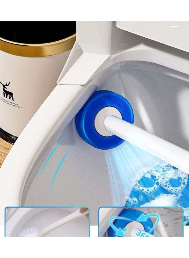 Disposable Toilet Brush,Toilet Bowl Cleaner,Wall Mounted Toilet Bowl Brush with 36 Refills for Deep Toilet Cleaning,Toilet Brush and Holder Set for Hygienic Bathroom Maintenance - Image 2