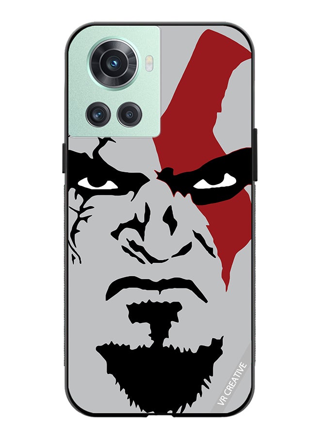 VR CREATIVE Protective Case Cover For OnePlus Ace Face God Of War Design Multicolour - Image 1