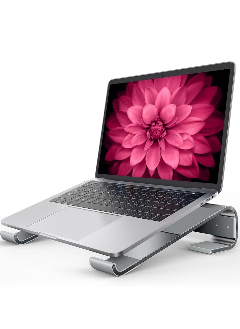Generic Laptop Stand for Desk, Computer Stand Ventilation Cooling for Mac Book Pro Air, Compatible with 10-16 inch Mac/DELL/HP/Notebook, Work from Home Metal Holder  - Image 1