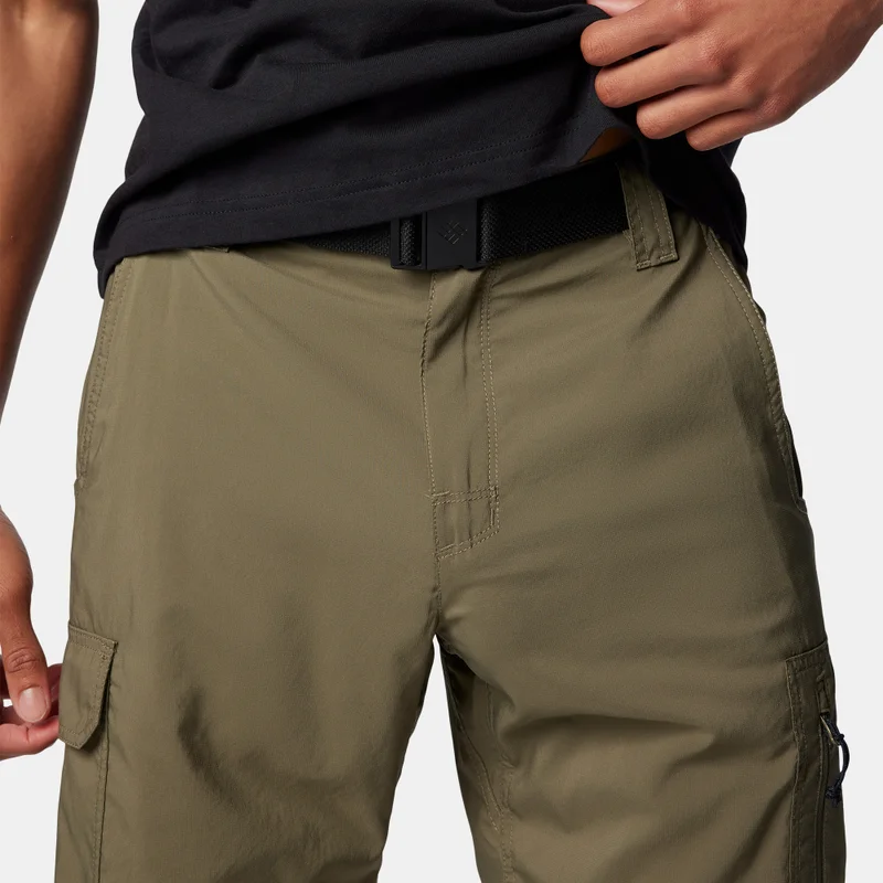 Columbia Green Men's Silver Ridge Utility Hiking Cargo Shorts for Men | Best Price UAE