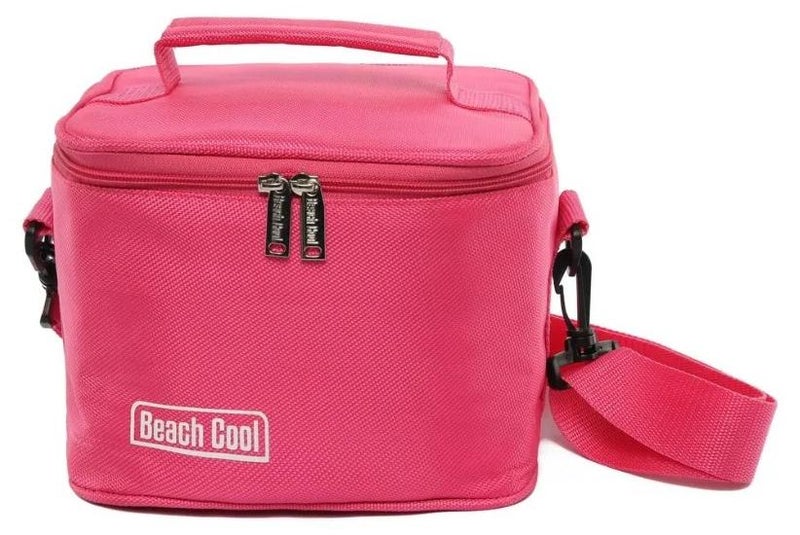 Beach Cool 5L Cubic Lunch Bag Thermal Keep Hot and Cold Food With Adjustable Strap Beach Cool-Pink