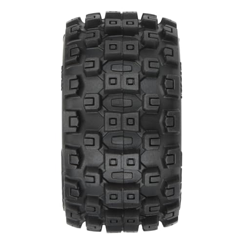 Pro-line Racing Badlands MX 1.85" All-Terrain Truck Tires 4 Mounted on Raid Black 12mm Hex Wheels for Granite GROM 4x4 Front or Rear PRO1024110 - Image 2