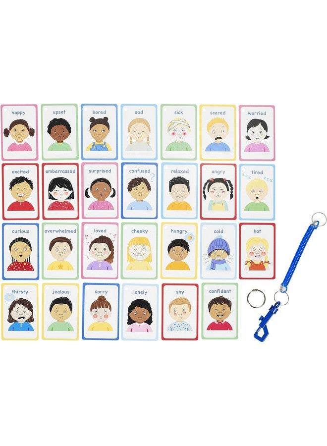 Amonev My Feelings Cards and Emotions Flash Cards for Special Needs, Autism as Cue Cards, Aiding with Empathy and Social Skills, Also a Great Tool for SENCO  - Image 2