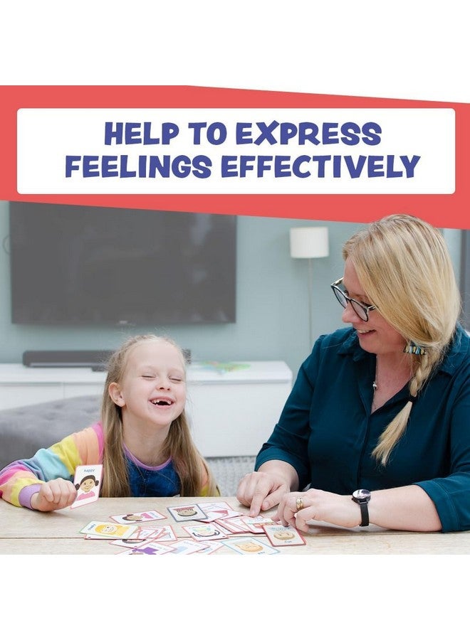 Amonev My Feelings Cards and Emotions Flash Cards for Special Needs, Autism as Cue Cards, Aiding with Empathy and Social Skills, Also a Great Tool for SENCO  - Image 3
