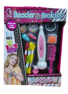 Hair Braider For Kids,Diy Hair Braiding Styling Tool Quick And Easy Electric Braid Machine Colorful Rope Bracelet