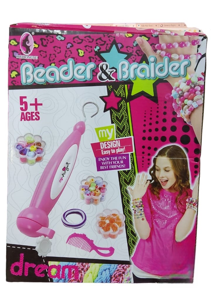 null - Hair Braider For Kids,Diy Hair Braiding Styling Tool Quick And Easy Electric Braid Machine Colorful Rope Bracelet - Image 1