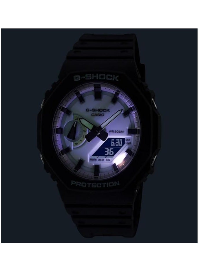 كاسيو ساعة كاسيو GA-2100HD-8ADR للرجال، ابيض - Image 4