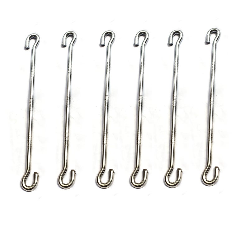 EVNCOM Swing Rod Metal Hanging Accessories Heavy Duty Multipurpose Use Rod for Swing Pack of 8 - Image 1