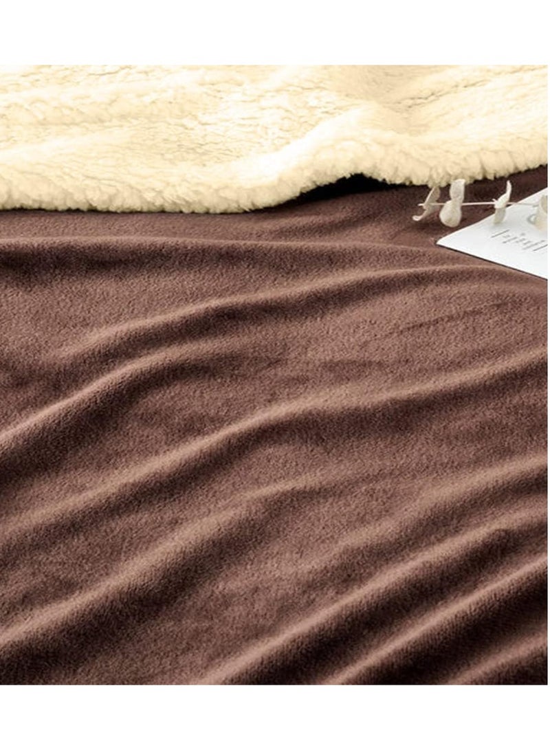 Sherpa Bed Blanket King Size, Double Plush Reversible Fleece, Machine Washable, Warm and Cozy for Bed & Sofa (240x220 cm)  - Image 2