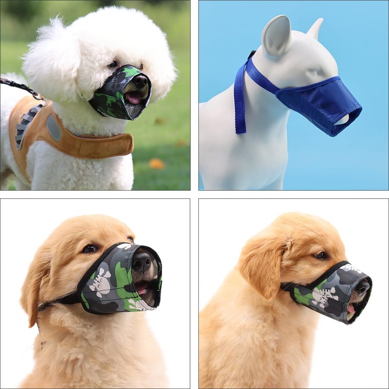 3Pcs Adjustable Dog Muzzle Soft Mesh Anti Bite Mouth Cover For Barking Chewing Prevention Training Outdoor Use - Image 4