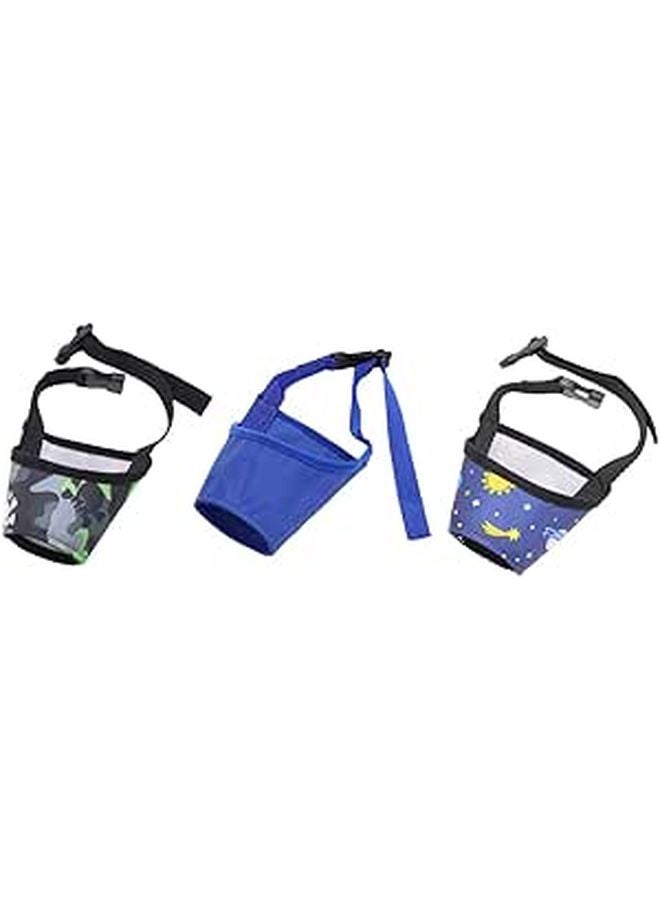 3Pcs Adjustable Dog Muzzle Soft Mesh Anti Bite Mouth Cover For Barking Chewing Prevention Training Outdoor Use - Image 1