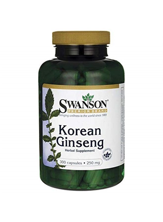 SWANSON الجينسنغ الكوري 250 ملغ 300 كبسولة - Image 2