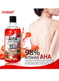 DR.MEINAIER Aha Body Serum Plus L-Glutathlone,98% Intensive Aha Tomato Extract,Brightening Skin Tone 500ml  - Image 2