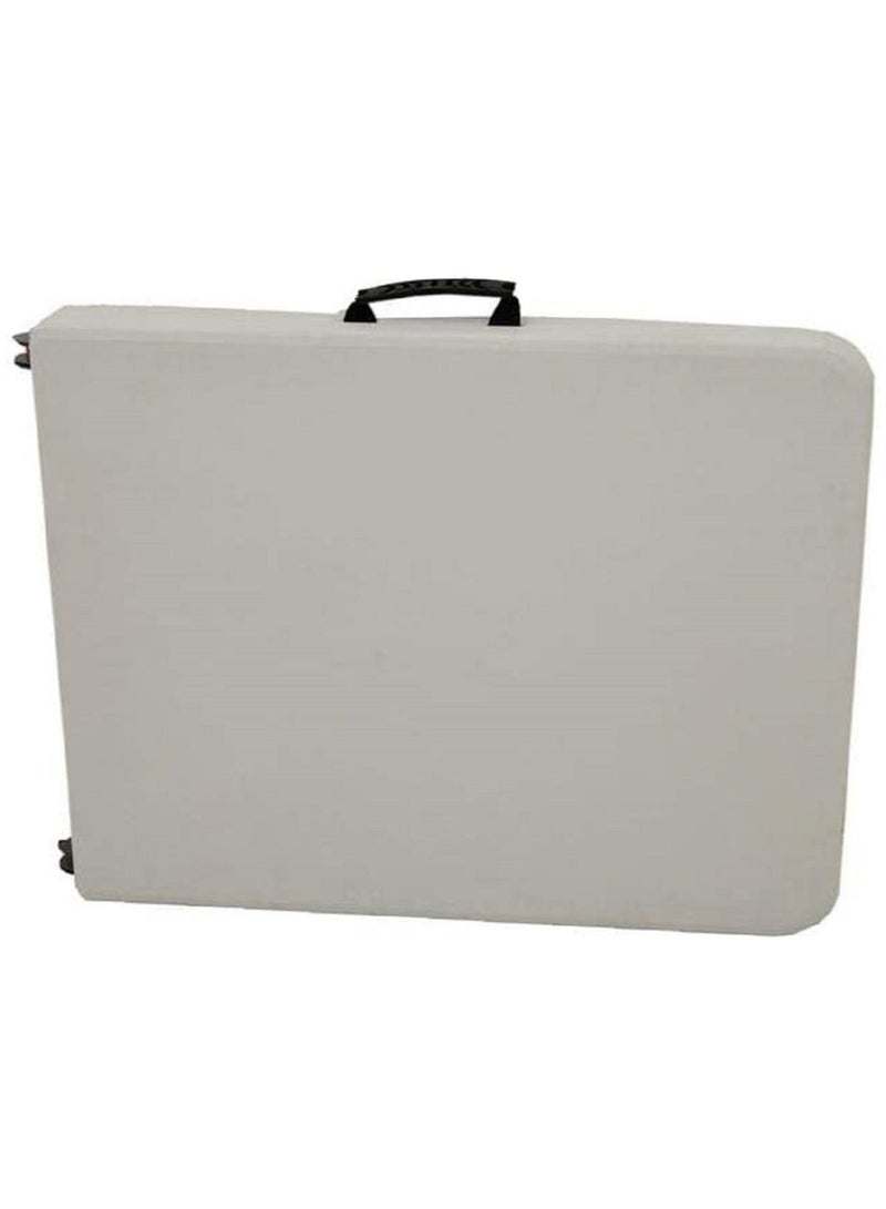 AGD Foldable Table White 122x61x74cm - Image 2