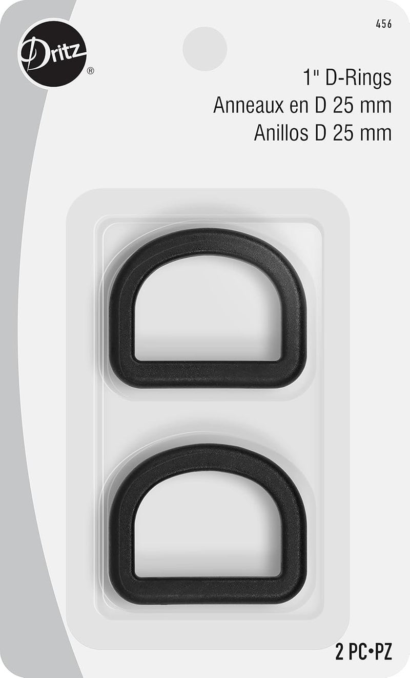 Dritz 1 Straps 2 Count Black DRings One Size - Image 2