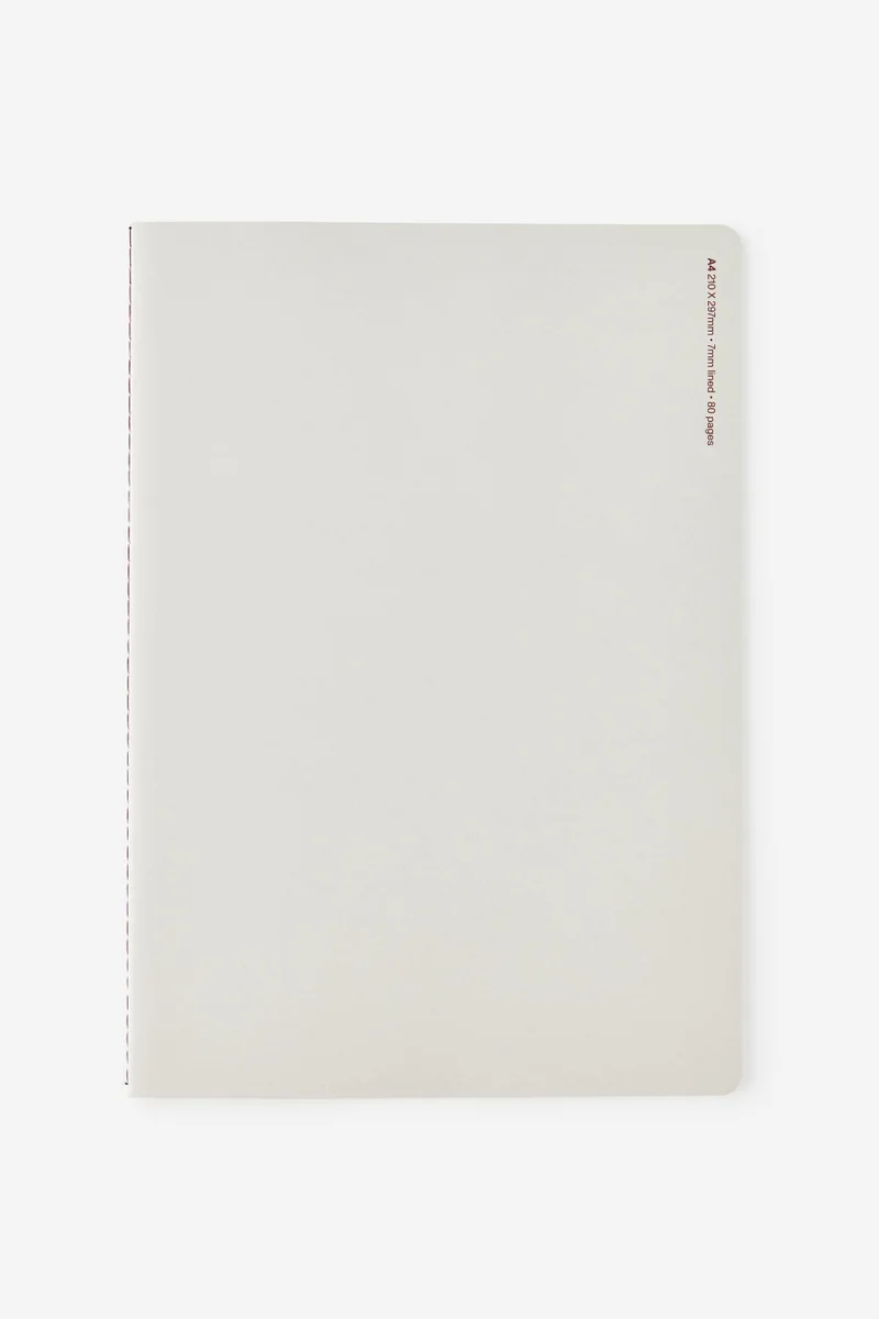 Typo A4 STITCH NOTEBOOK