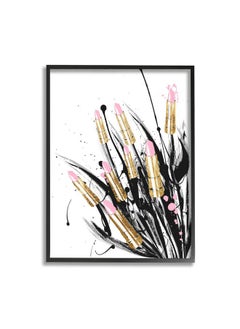 Stupell Industries Contemporary Lipstick Glam Makeup Framed Wall Art, Design by Lil' Rue  - Image 1