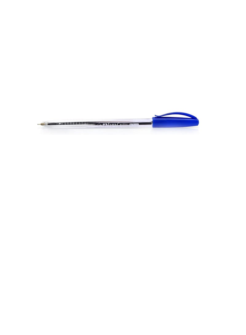 Faber-Castell 1423 Ball Pen 0.7Mm Blister Of 5Pc Assorted (3 Blue + 1 Black Red) - Image 4