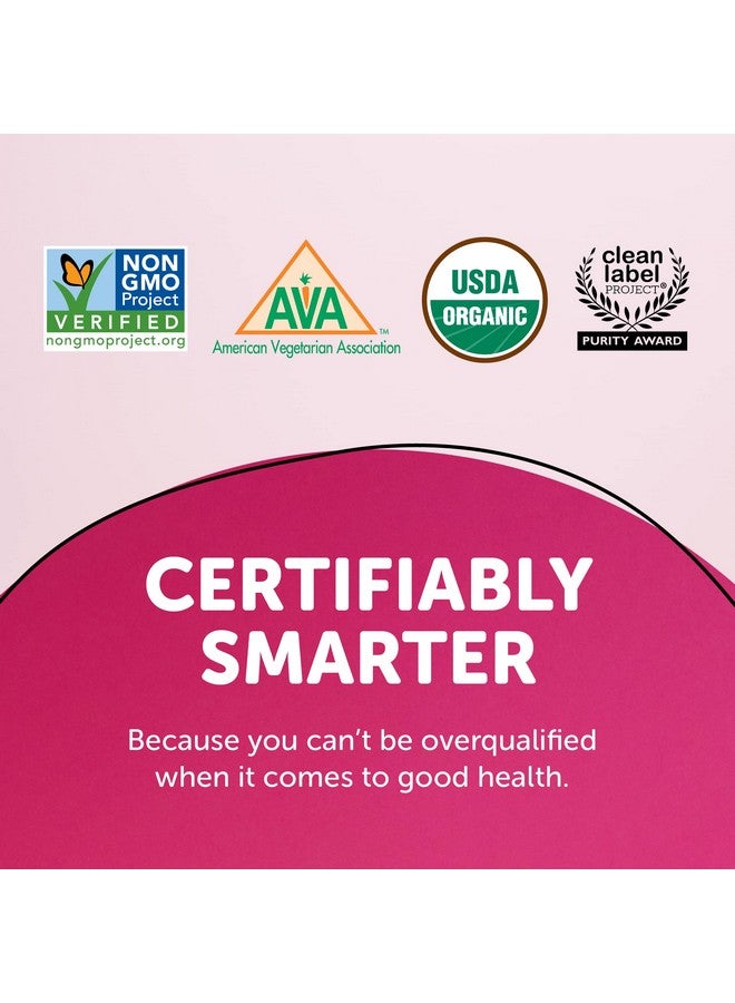 SmartyPants Organic Womens Multivitamin Daily Gummy Vitamins: Biotin Probiotics Vitamin C D3 B12 Omega 3 & Zinc For Immune Support Energy & Hair Skin & Nails 120 Gummies 30 Day Supply - Image 5